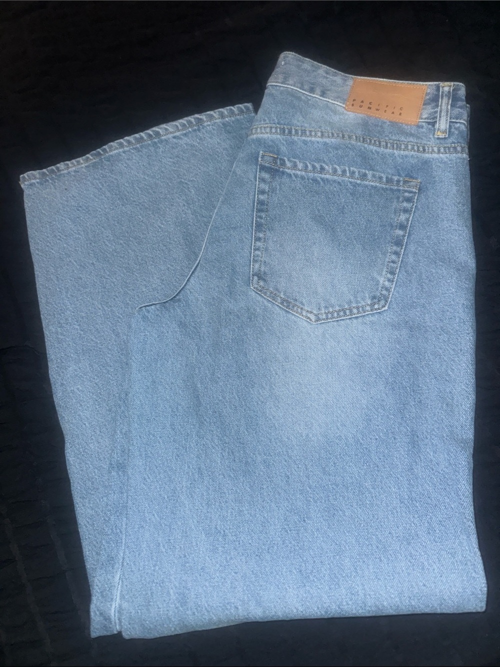 PacSun Light Blue Women's curvy, low rise, baggy Jeans sz 30